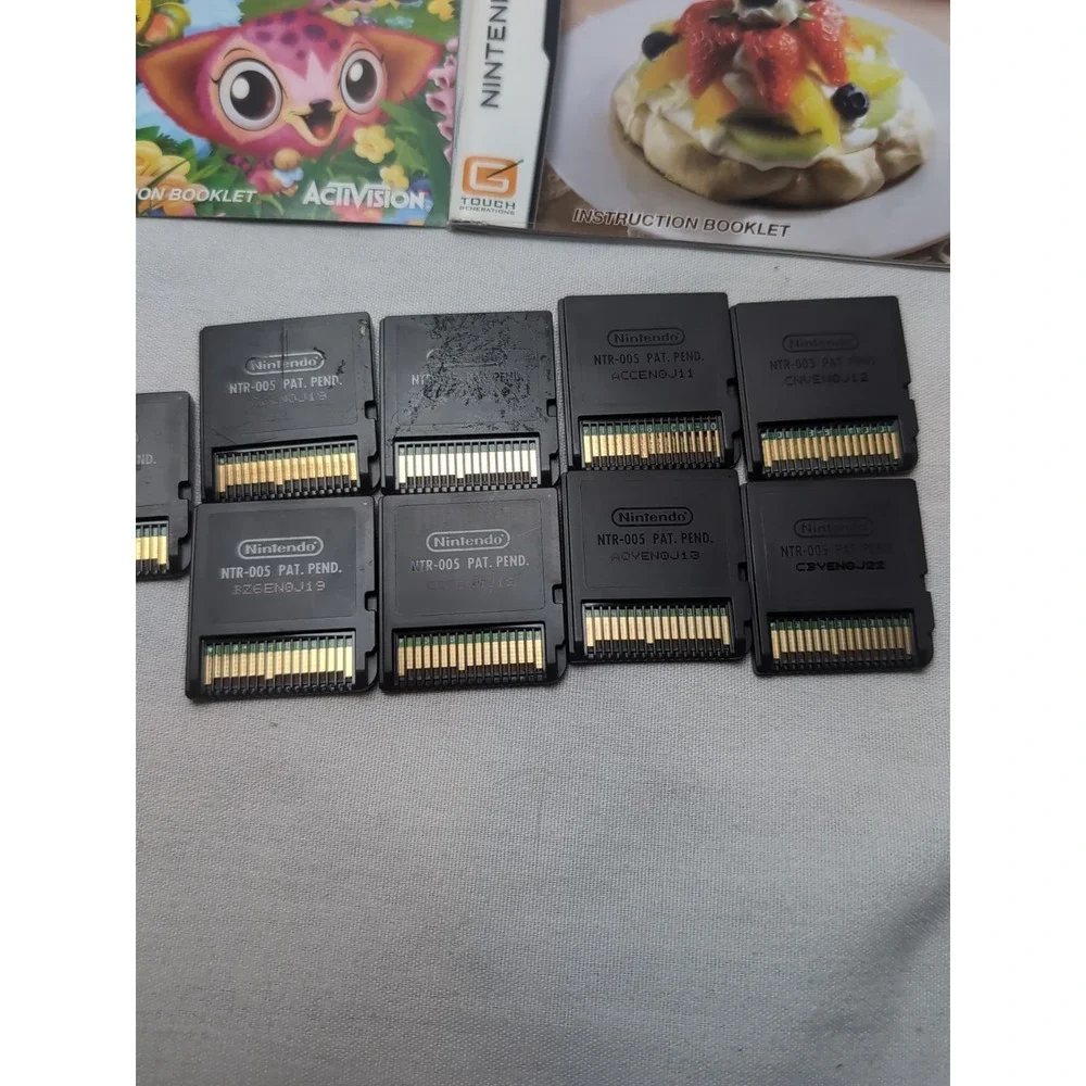 9x Nintendo DS Games Kids Girls Learning Cooking Babysitting Games Puppy Luv...